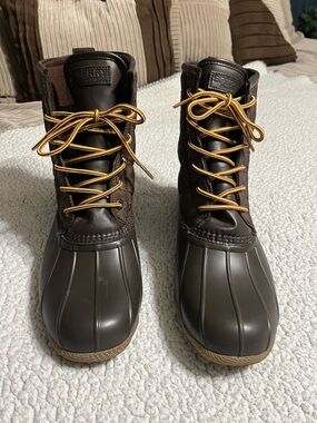 Sperry Saltwater Nylon Quilted Duck Boots